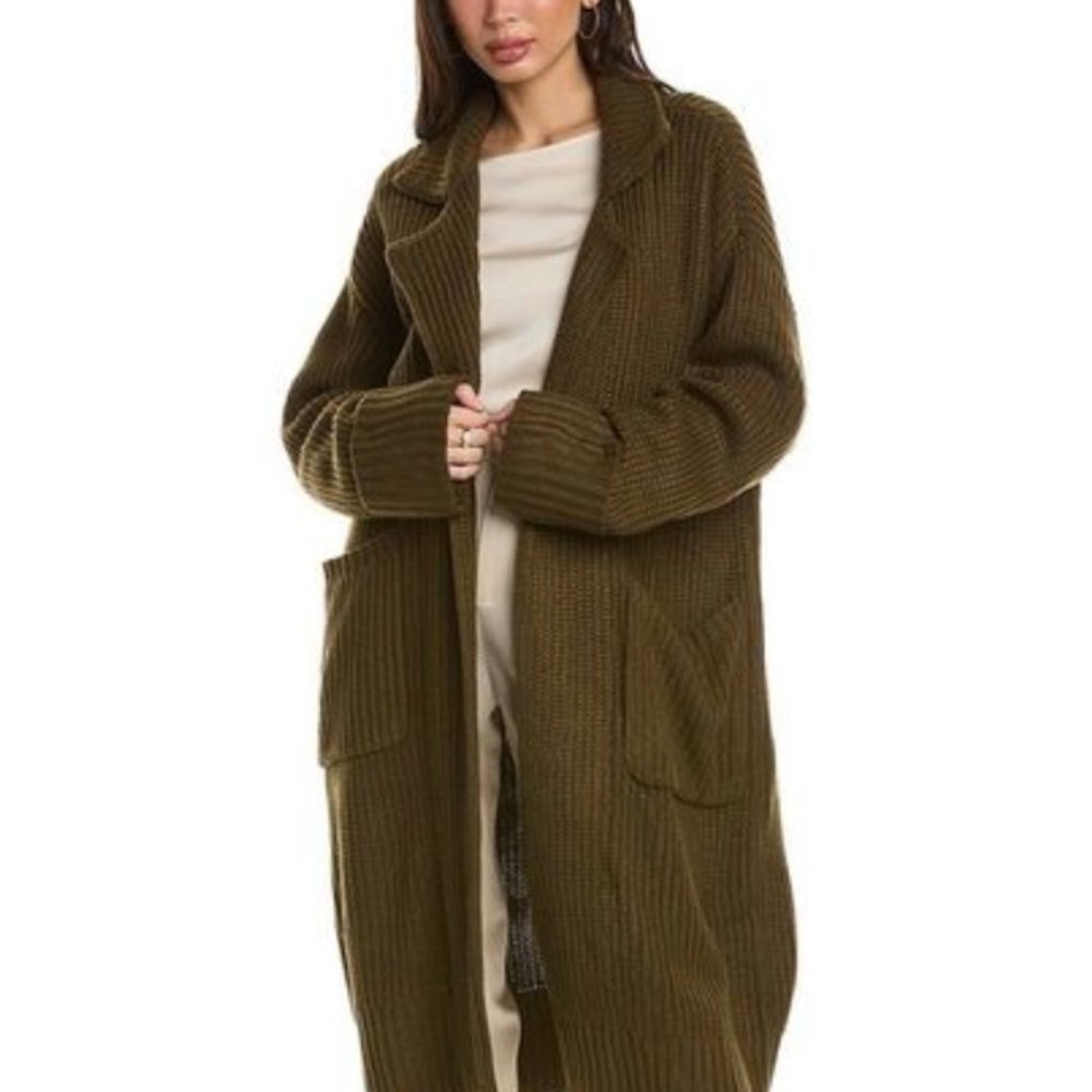 NWT WeWoreWhat Coatigan in Military Olive Size S/M